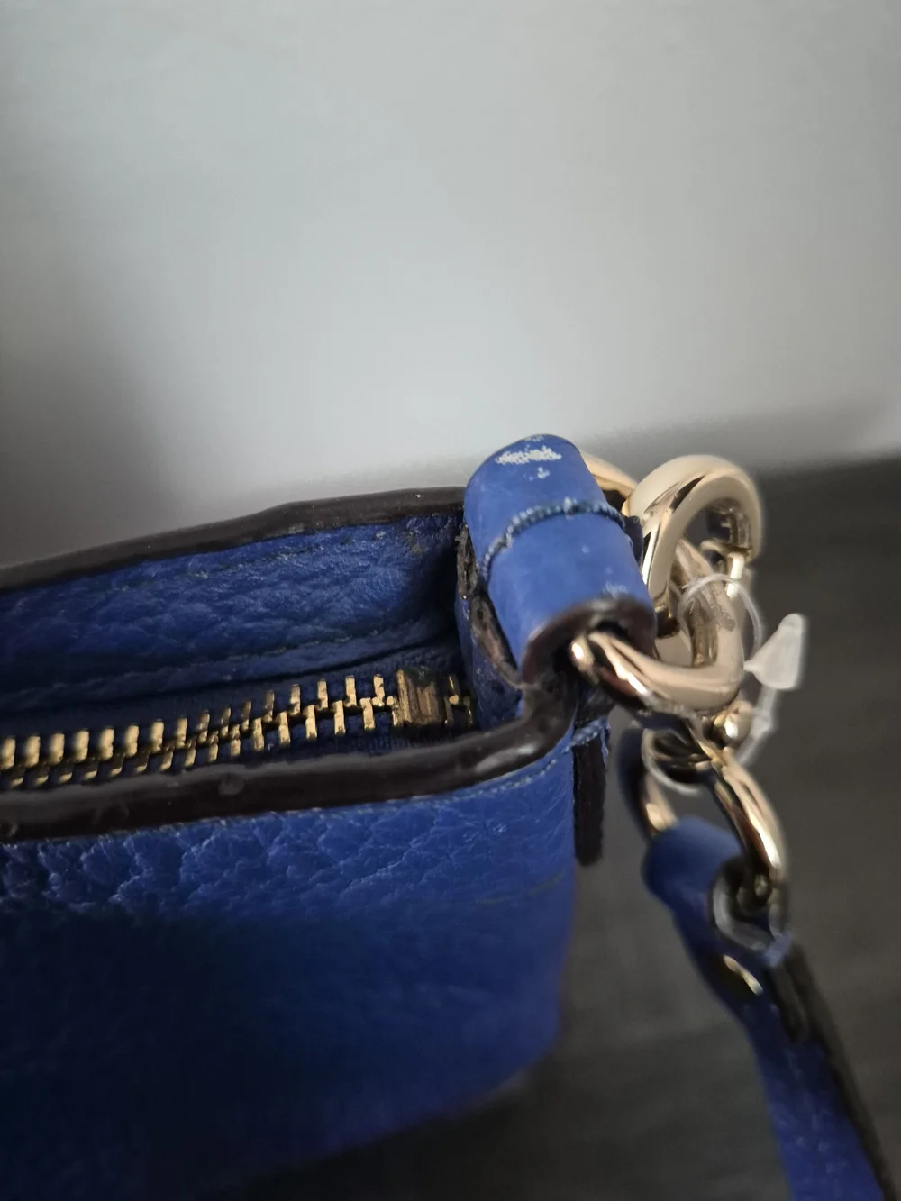 Kate Spade New York Grove Court Cora Pebbled Leather Crossbody Bag - Cobalt Blue